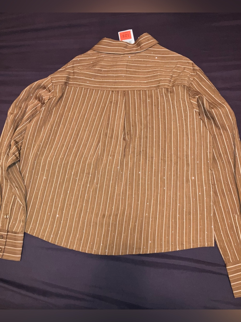 Mango Stripe Rhinestone Shirt - Picture 9 of 15